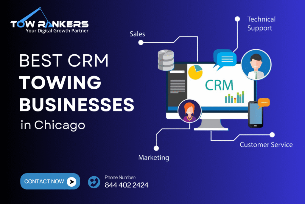 Best CRM for Towing Businesses in Chicago – Manage customers, dispatch, and operations with ease.