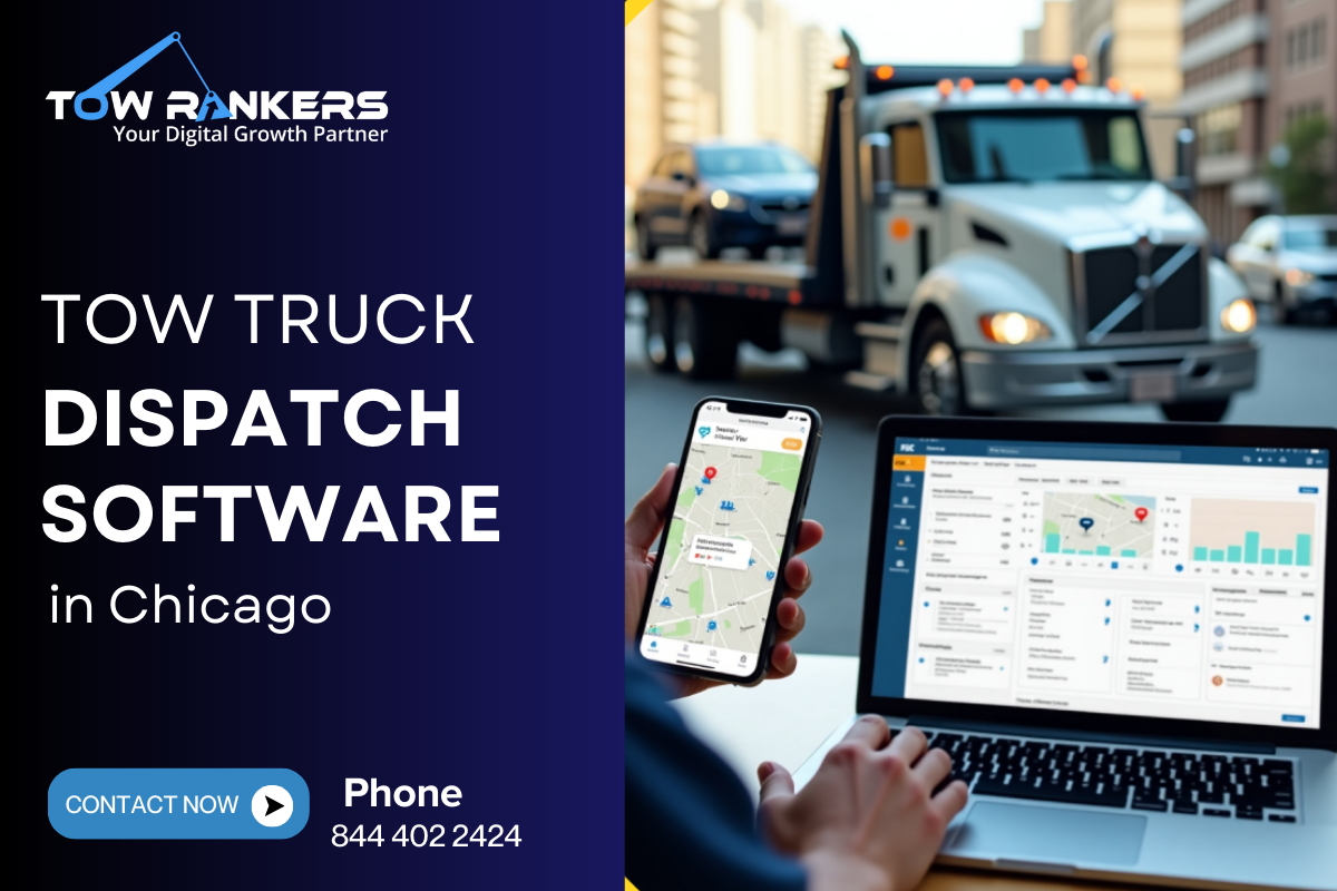 Tow truck dispatch software in the USA by Tow Rankers – the ultimate solution for efficient towing business operations.