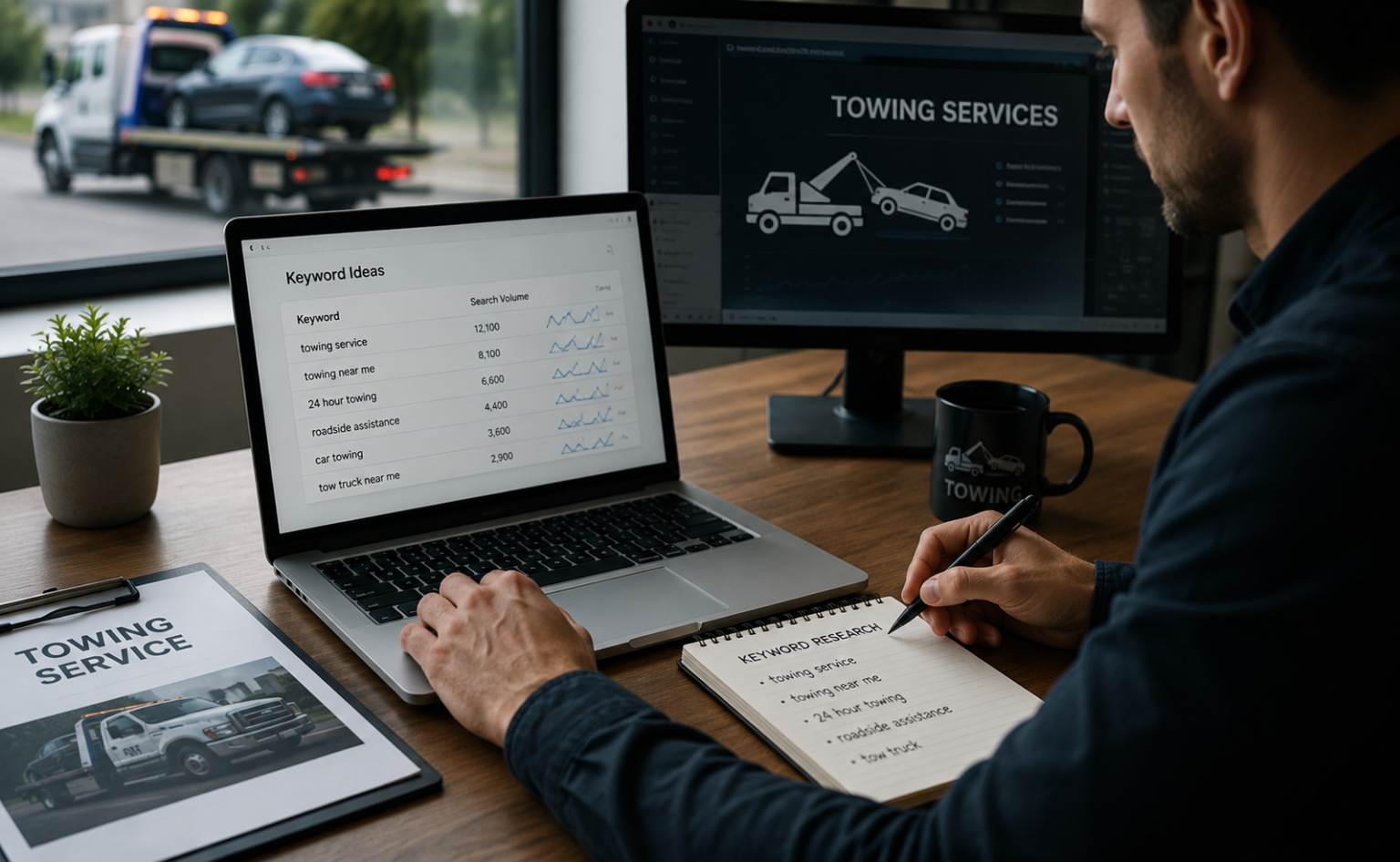 Keyword Research and Strategy for Towing SEO